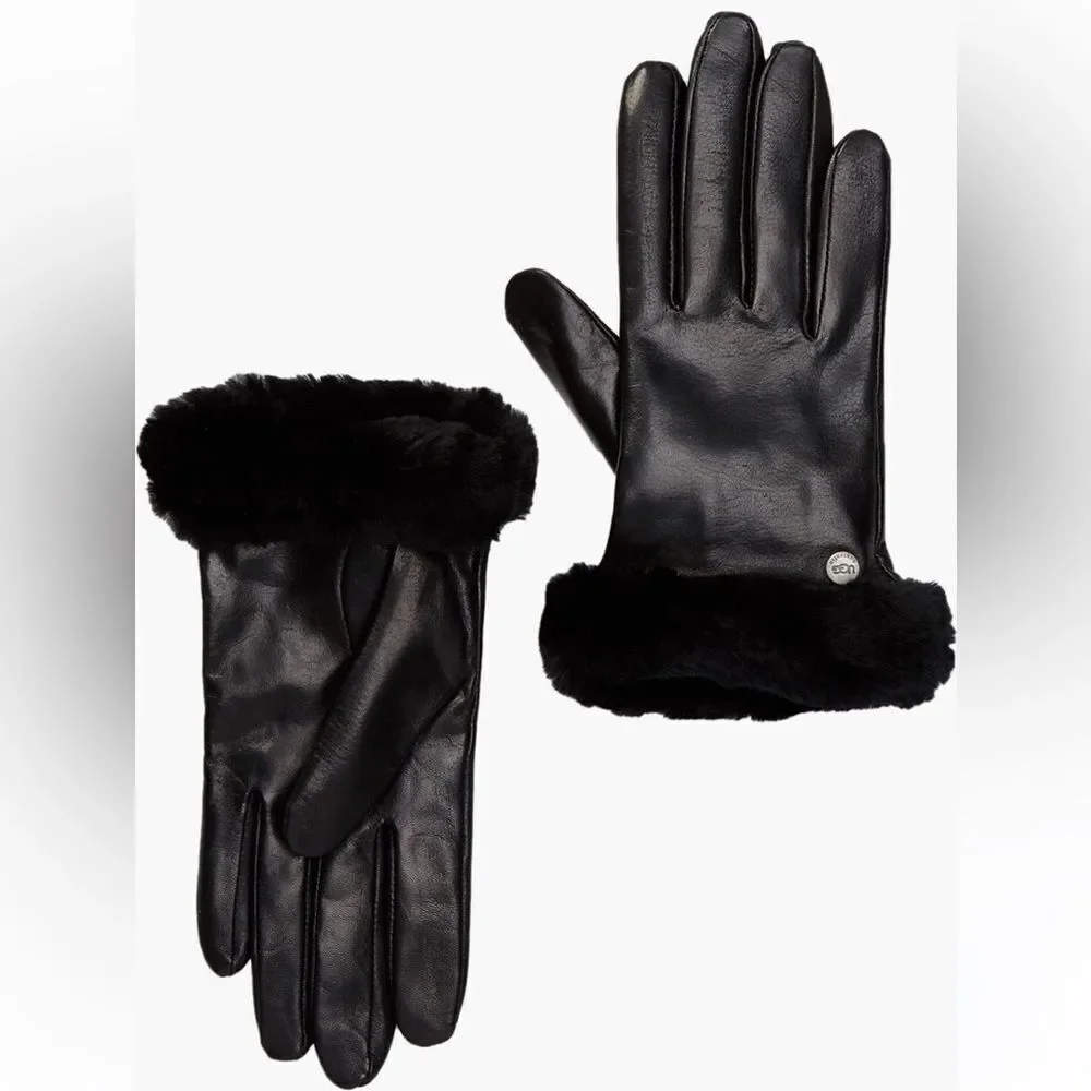 UGG Genuine Shearling Leather Gloves NWT